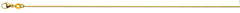 Collier Schlangenkette 8-fach diamantiert Gelbgold 750 ca. 1.0mm