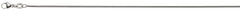 Collier Schlangenkette rund Weissgold 750 ca. 1.2mm