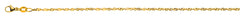 Collier Singapur Kette Gelbgold 750 ca. 1.5mm