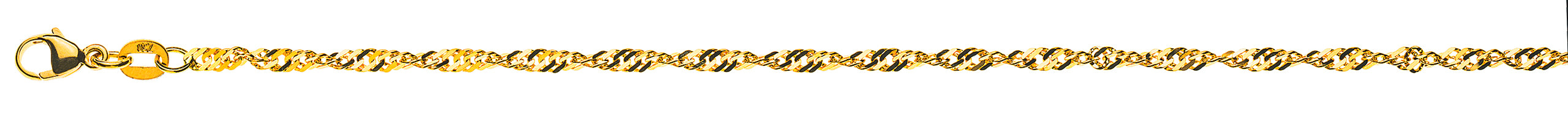 Singapur Armband Gelbgold 750 ca. 2,4mm
