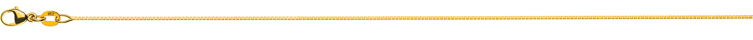 Collier Venezianer diamantiert Gelbgold 750 ca. 0.8mm