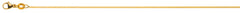 Collier Venezianer diamantiert Gelbgold 750 ca. 1.0mm
