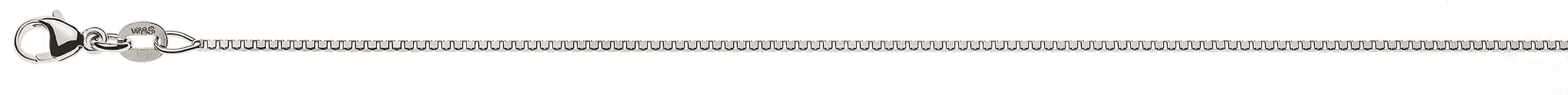Collier Venezianer diamantiert Weissgold 750 1.0mm