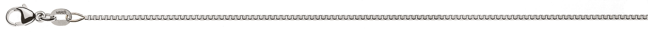 Collier Venezianer diamantiert Weissgold 750 1.1mm