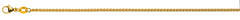 Collier Zopf Gelbgold 585 ca. 1.6mm