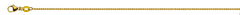 Collier Zopfkette Gelbgold 750 diamantiert ca. 1.2mm