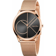 Calvin Klein Minimal Gent 40mm Herrenuhr Roségold Mesh - K3M21621