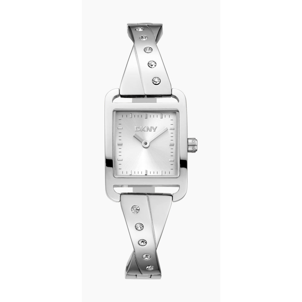 DKNY Damenuhr City Bangle Silber