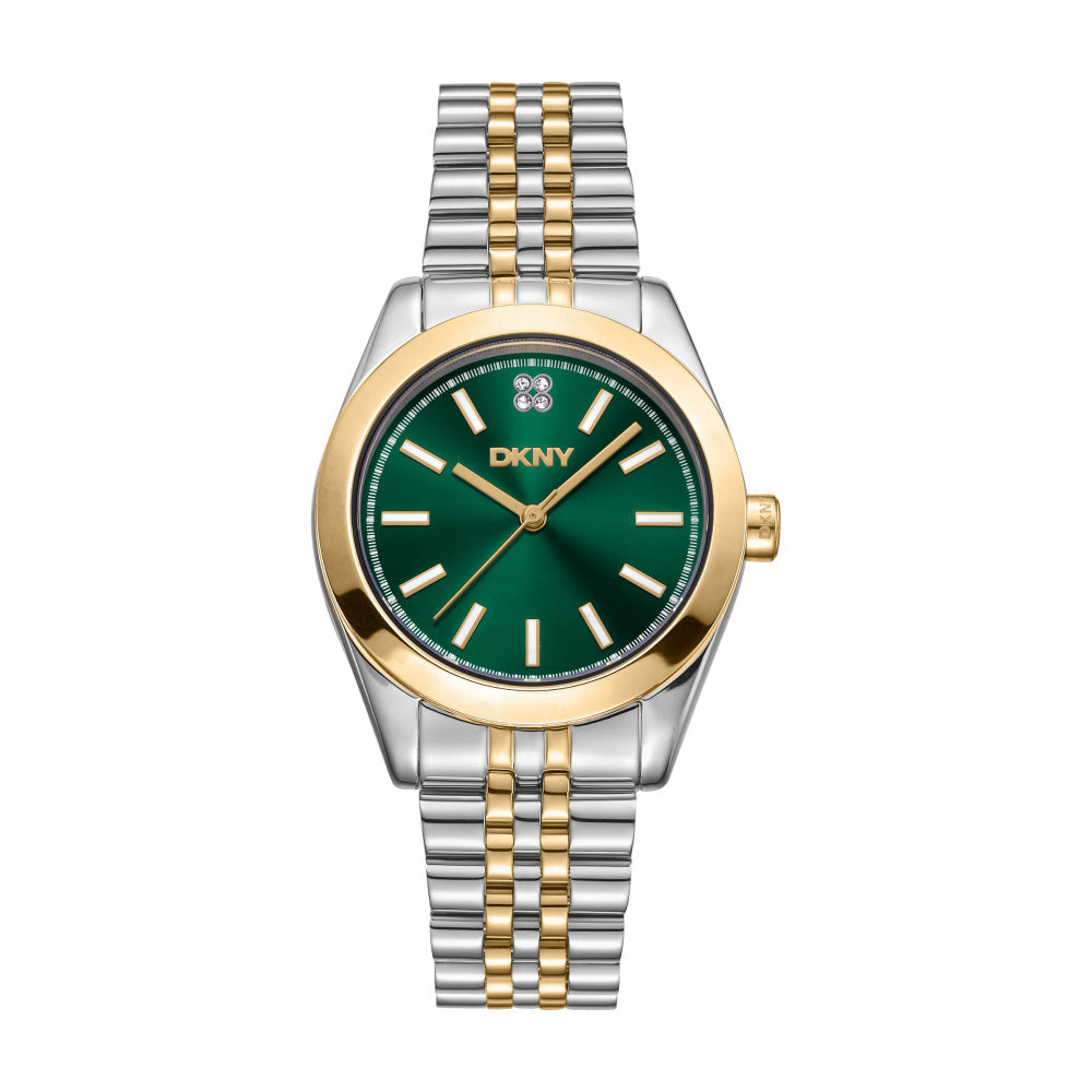 DKNY Damenuhr Nolita Midi aus Edelstahl