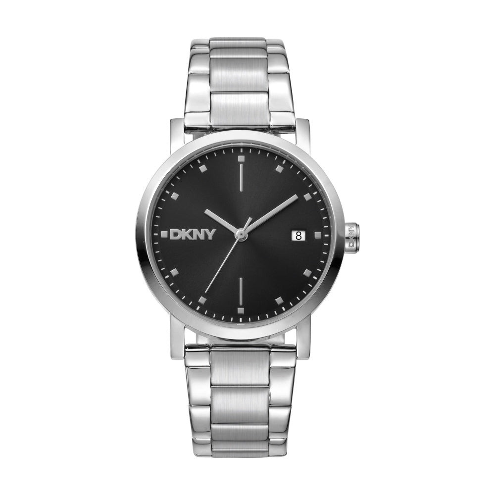 DKNY Damenuhr Soho Midi Silber