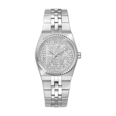 DKNY Damenuhr Logo Edelstahl 30mm