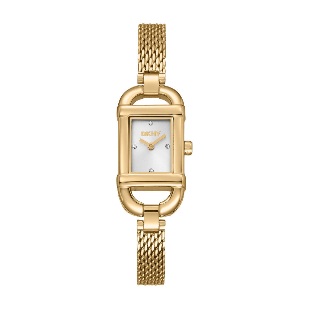DKNY Damenuhr Milanese Edelstahl