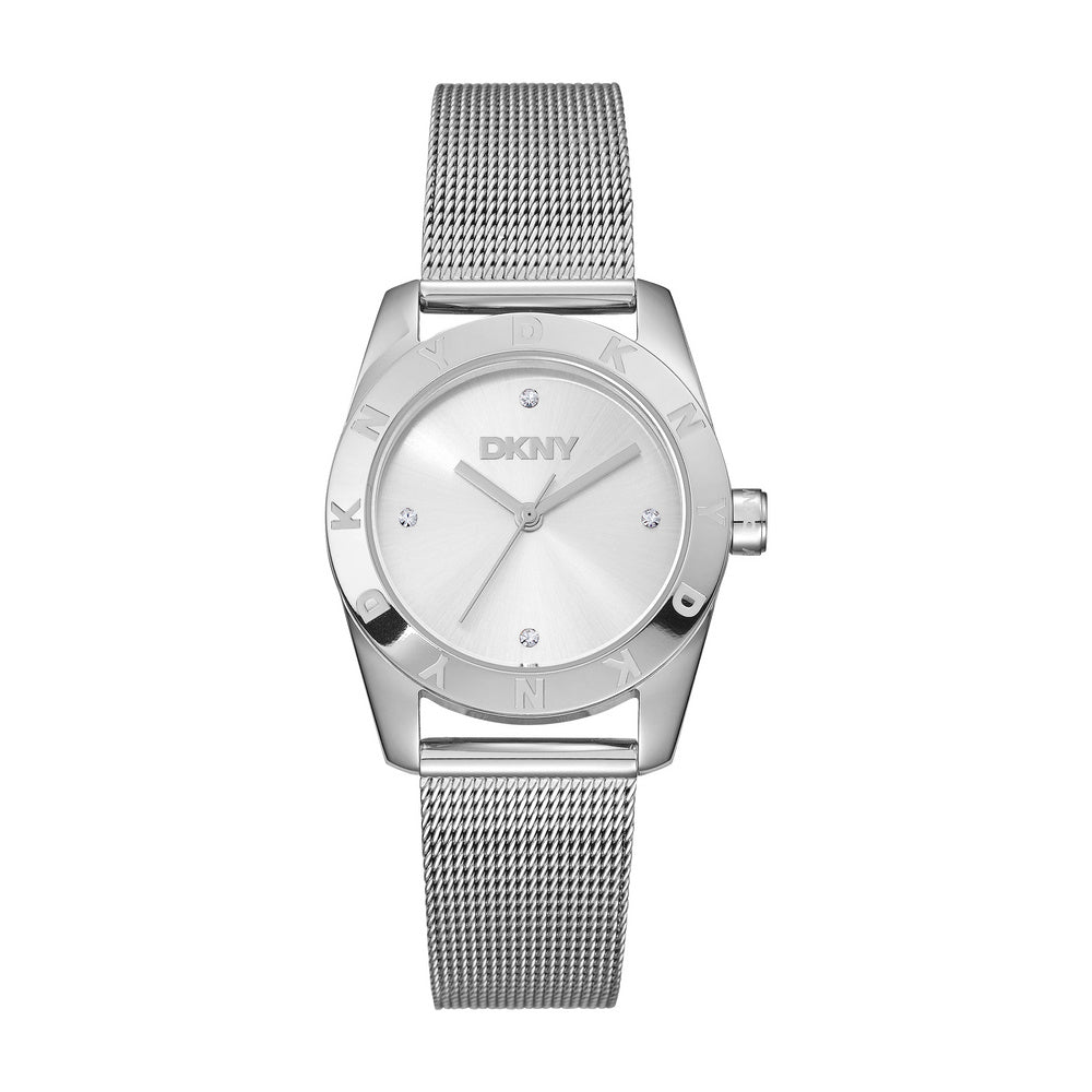 DKNY Damenuhr Milanese Edelstahl