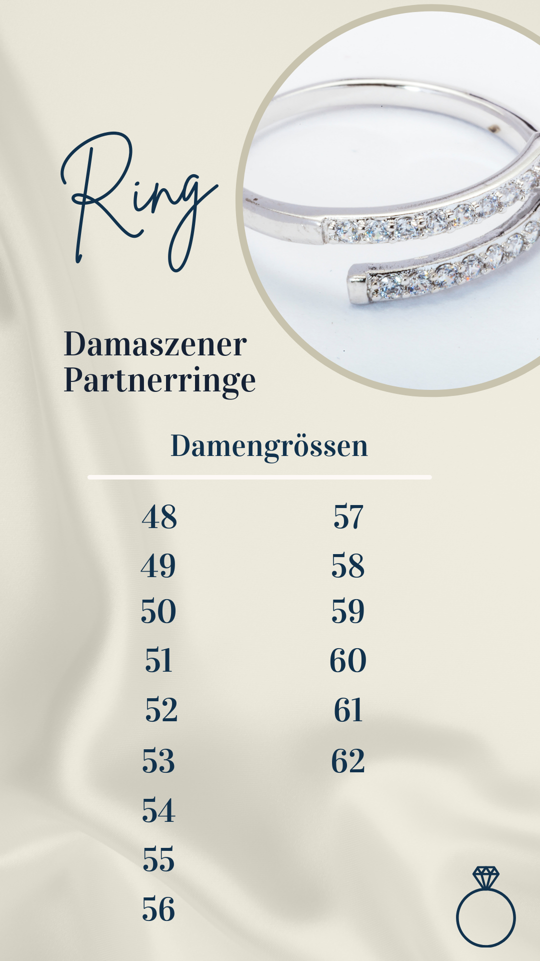 Damaszener Stahl/Gold Partnerringe - Ringpaar mit Diamant - 1S51/0005