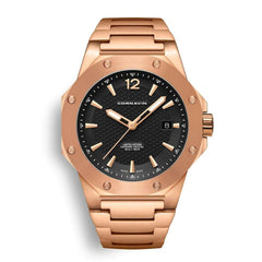 Cornavin Downtown Herrenuhr Rose in Stahl - CO 2021-2022