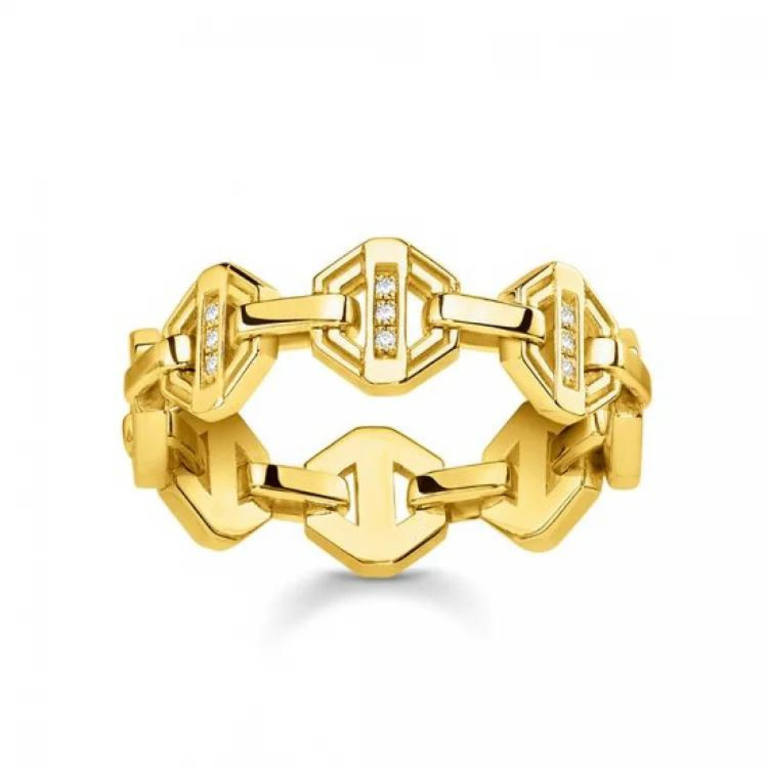 Thomas Sabo Damen Ring Vintage Gold - D_TR0037-924-14