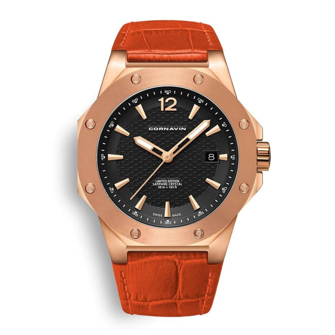 Cornavin Herrenuhr Orange Limited Edition - CO 2021-2011