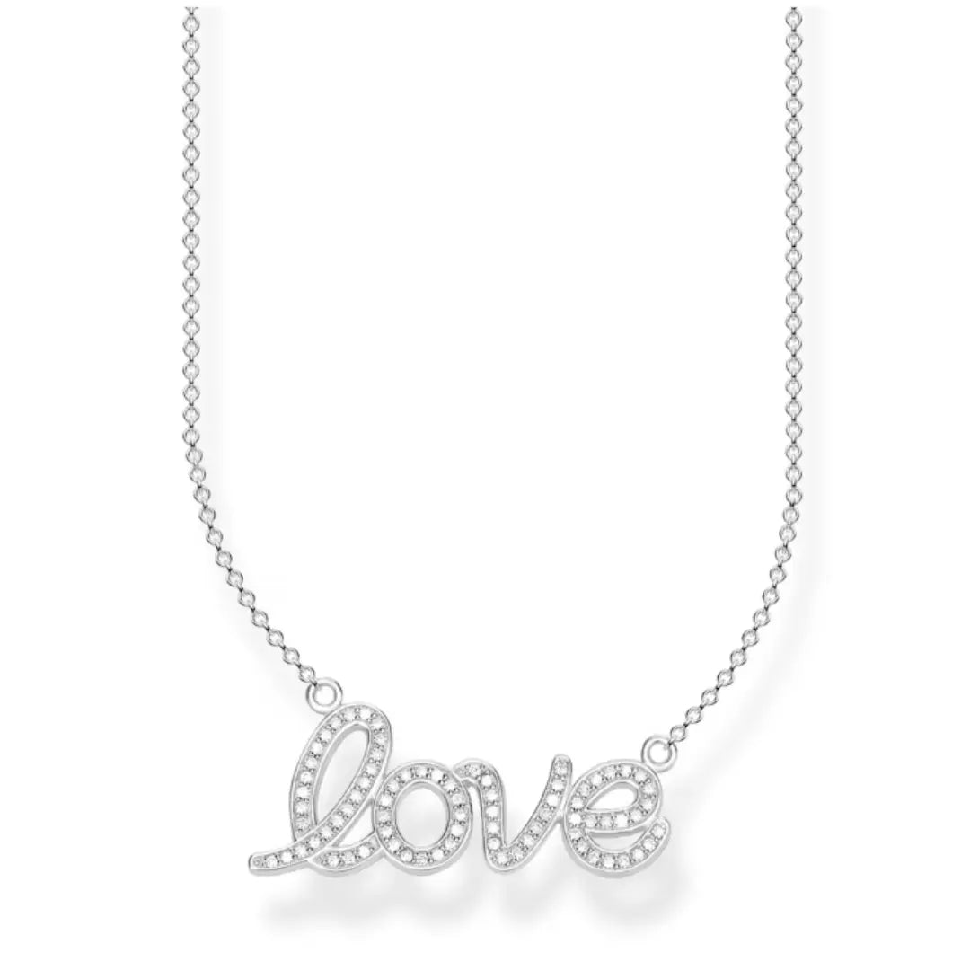 Thomas Sabo Sterling Silber Glam & Soul Love Kette - KE1848-051-14-L45v