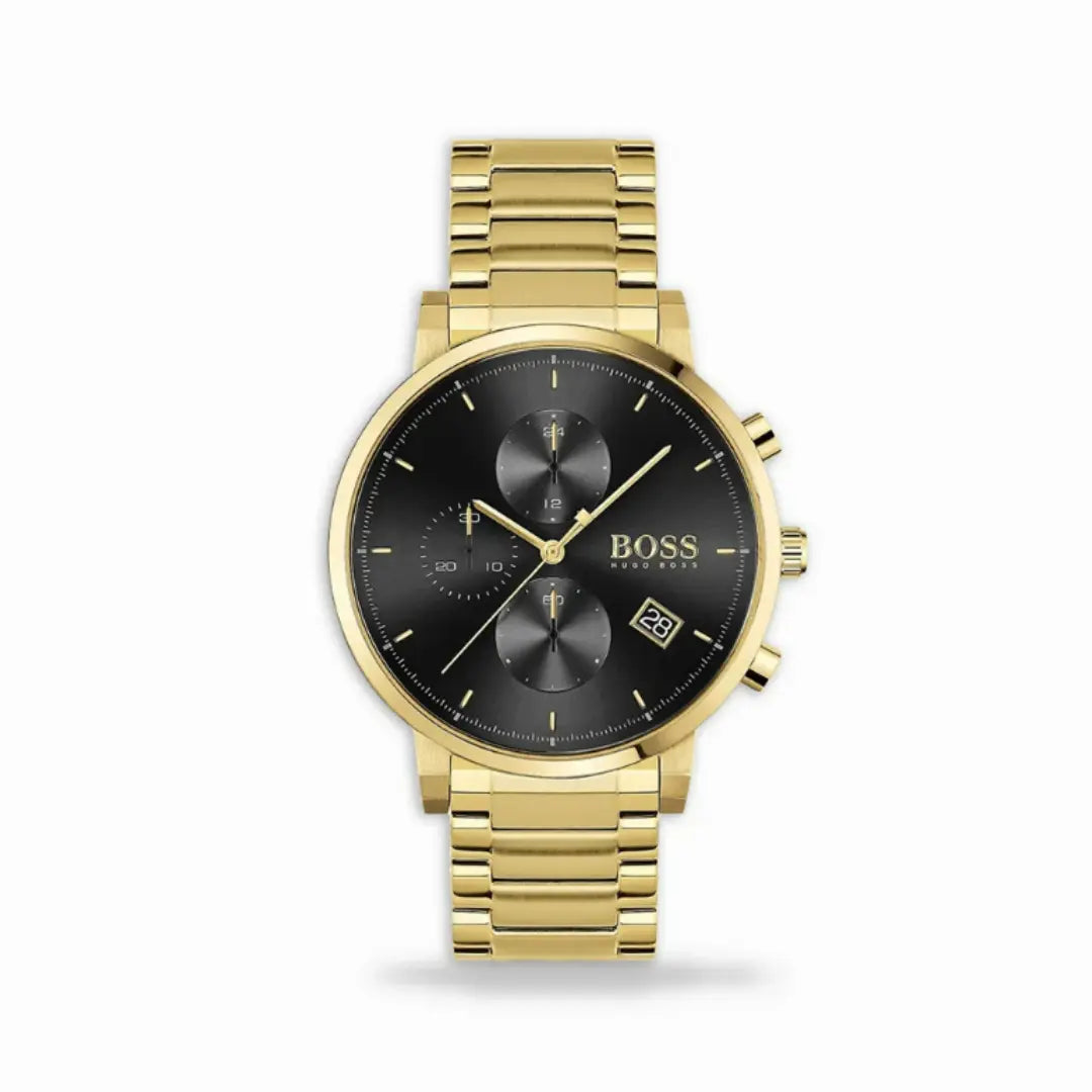 Hugo Boss Chronograph Herrenuhr in Gold - HB1513781