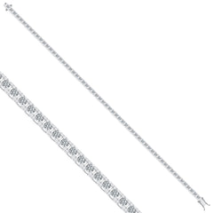 Tennisarmband mit 2.10 ct Diamanten in 585 oder 750 Weissgold – BL0000071