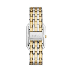 Fossil RAQUEL Damenuhr 2-Tone MOP 26mm Edelstahl Quarz Datum - ES5305