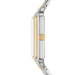 Fossil RAQUEL Damenuhr 2-Tone MOP 26mm Edelstahl Quarz Datum - ES5305