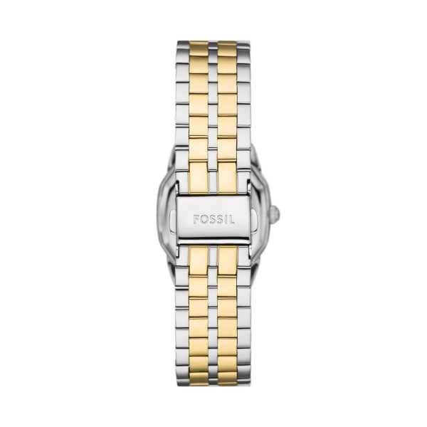Fossil Harlow 2-Tone Creme 27mm Edelstahl Quarz Damenuhr - ES5362