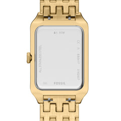 Fossil RAQUEL Damenuhr Gold Perlmutt 26 mm Quarz mit Datum - ES5417