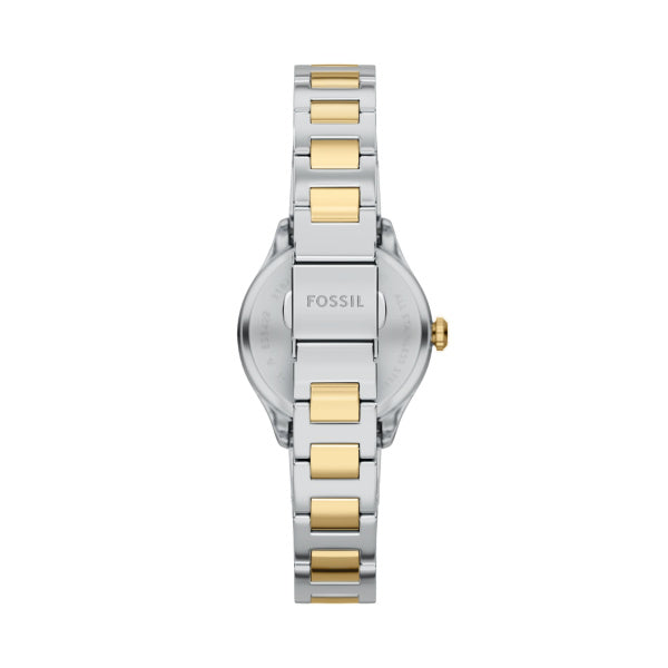 Fossil Gilmore Quarz 28 MM Damenuhr 2-Tone Silber/Gold - ES5422