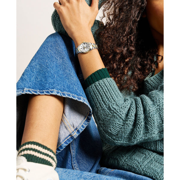 Fossil Gilmore Quarz 28 MM Damenuhr 2-Tone Silber/Gold - ES5422