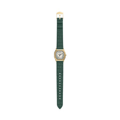 Fossil HARLOW Damenuhr Gold Grün Leder 27 mm Quarz - ES5427