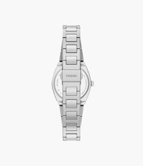 Fossil Everett Damenuhr Silber mit silberfarbenem Zifferblatt und Edelstahlarmband 27 mm – ES5490