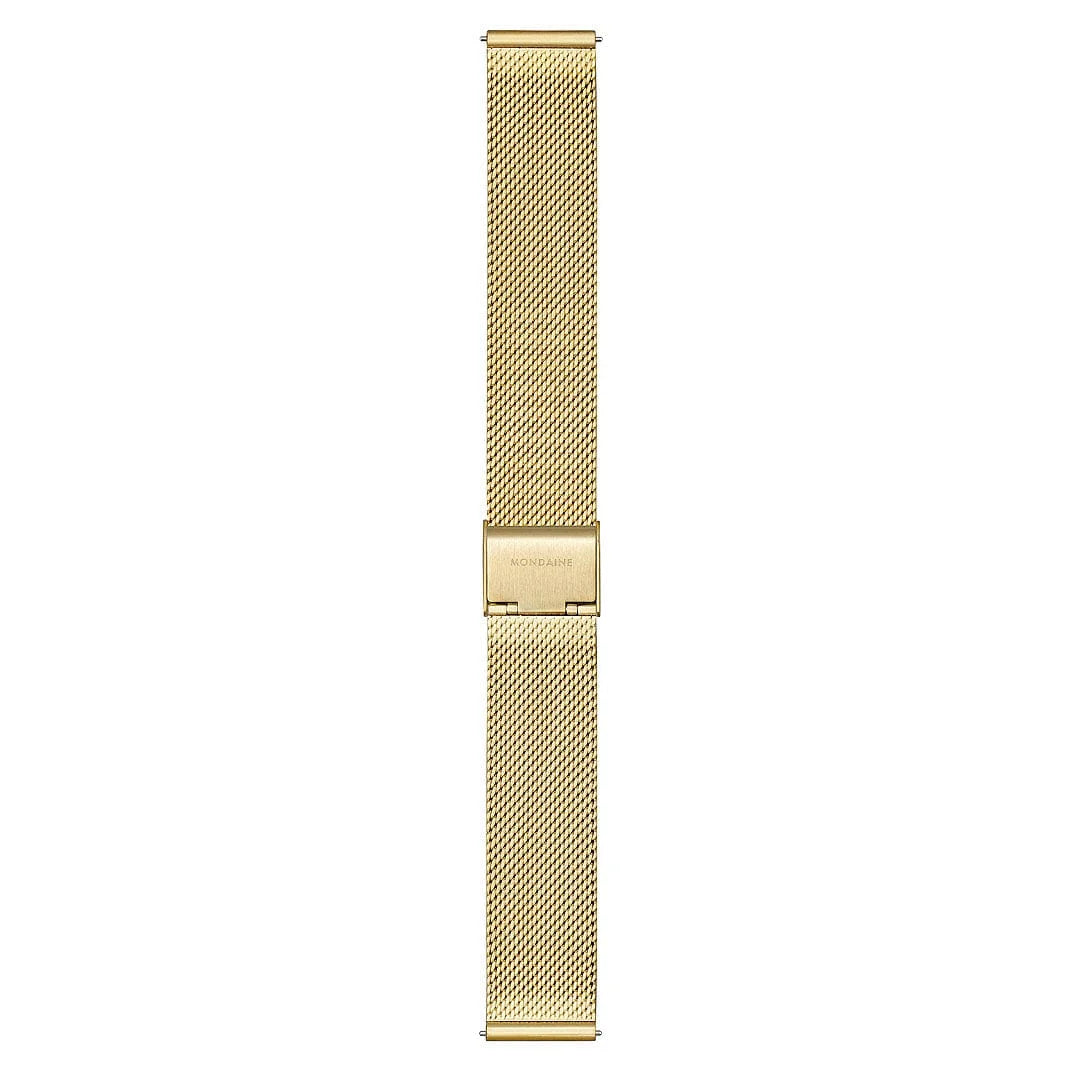 Mondaine Classic Damenuhr aus Goldene Edelstahl, 36 MM - A660.30314.80SBM