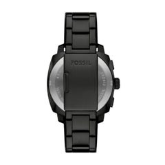 Fossil MACHINE Herrenuhr Schwarz 44mm Edelstahl Chronograph - FS6097