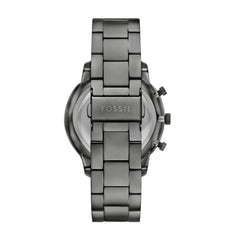 Fossil NEUTRA Herrenuhr Gunmetal Blau 44mm Chronograph Edelstahl - FS6111