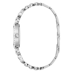 GUESS Damenuhr RIBBON Silberfarben