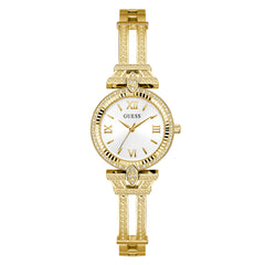 GUESS Damenuhr DELPHINE mit Kristallen