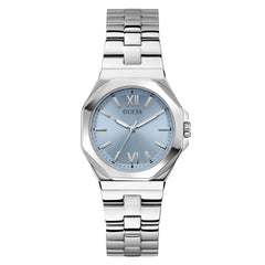 GUESS Damenuhr EMPRESS Silber Blau