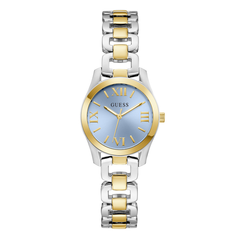 GUESS Damenuhr VEDA Bicolor Eisblau