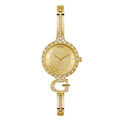 GUESS Damenuhr GISELLE aus recyceltem Stahl