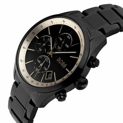 Hugo Boss Herrenuhr Chronograph Schwarz - HB1513578