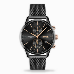 Hugo Boss Herrenuhr Chronograph in Schwarz - HB1513811