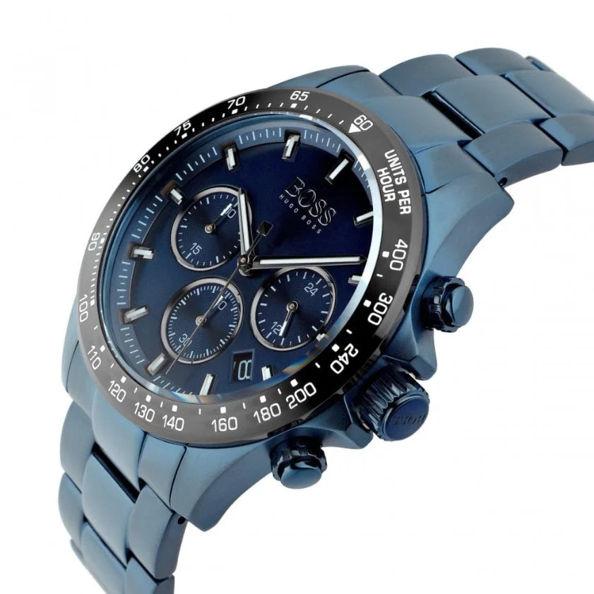 Hugo Boss Chronograph Herrenuhr in Blau - HB1513758
