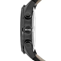 Hugo Boss Herrenuhr Chronograph in Schwarz 