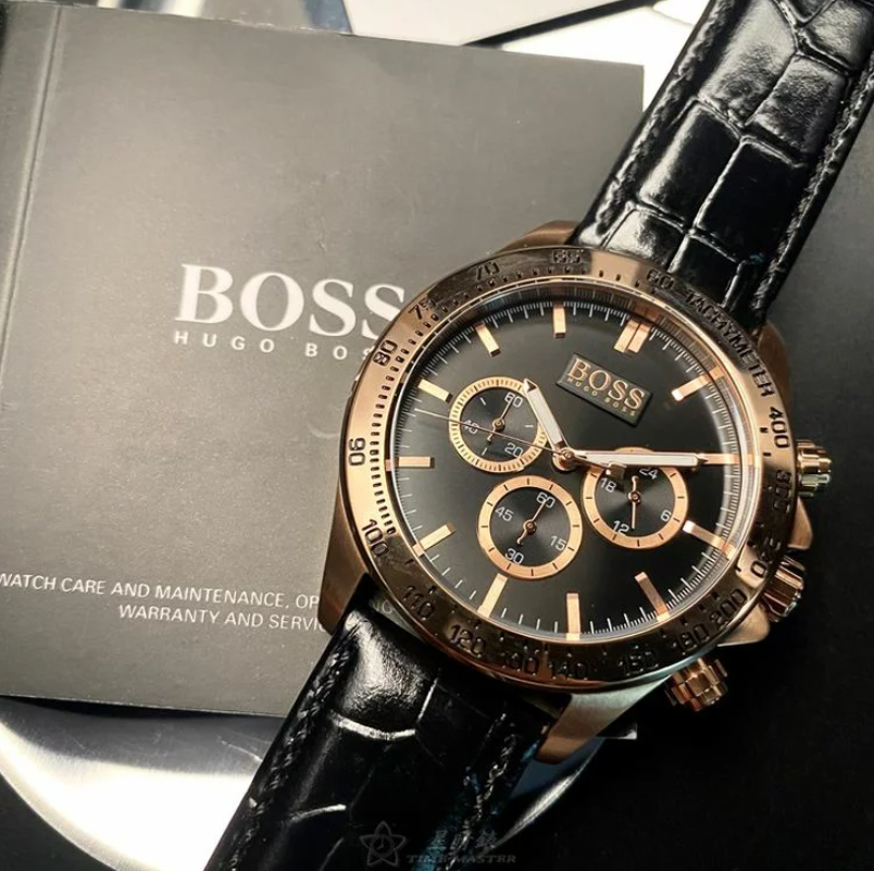 Hugo Boss Chronograph Herrenuhr Rosé - HB1513179