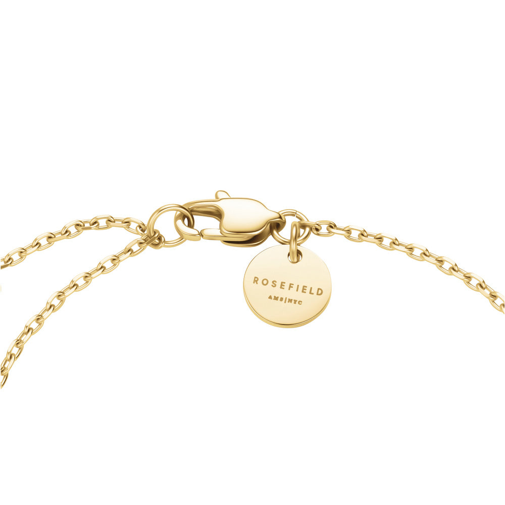 Rosefield Armband Octagon Crystal Gold