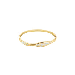 Rosefield Armreif Pave Wave Gold