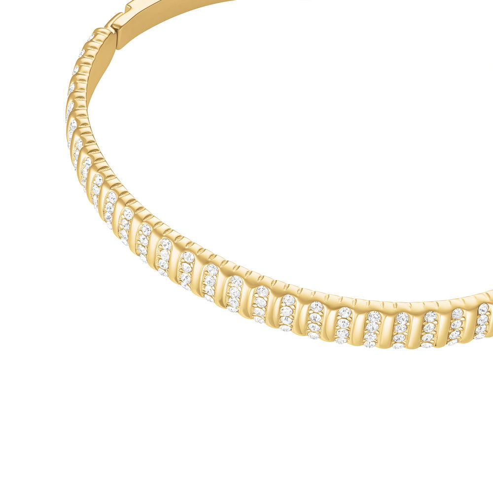 Rosefield Armreif mit Kristallen Gold