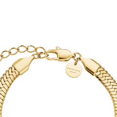 Rosefield Armband Snake mit Kristallen Gold
