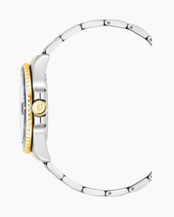 Jacques Du Manoir Pro Scuba Herrenuhr 43 mm Bicolor Blau